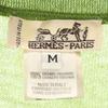 HERMES Made in Italy Cashmere Blend Long sleeve sweater M Light green Women Used