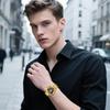 Men's Watch Stainless Steel Luminous Analog Display Waterproof Calendar Simple Fashion Quartz Accessory - Birthday Anniversary Christmas Valentine's