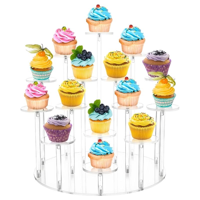 

Multiple Height Clear Display With Strong Base Great For Presenting Treats And Snacks 1