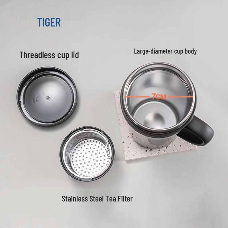 Tiger Vacuum Insulated Office Mug with Tea Infuser