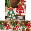 Mini Wooden Christmas Tree Figurine Ideal For Kids Diy Educational Toy Gift For Holiday Decorating