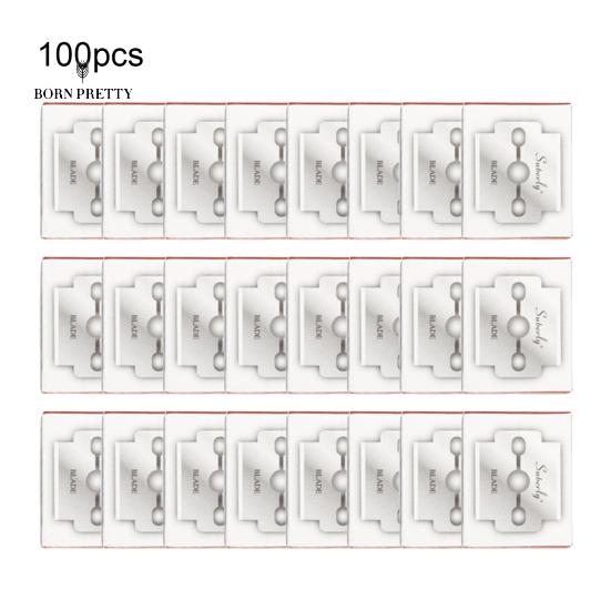100Pcs Foot Rasp Nails Ornaments Replacement Blade Hard Dead Skin Calluses Remover Pedicure Tool