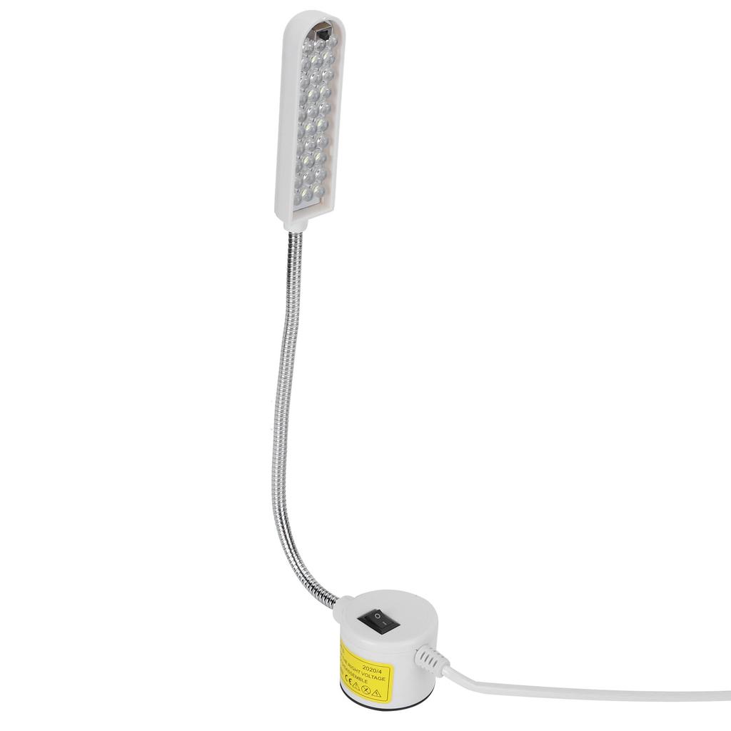 30LED Nähmaschine Licht Arbeits Schwanenhals Lampe mit Magnetfuß AC