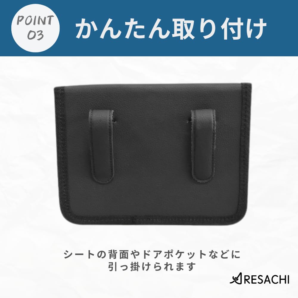 ARESACHI Car Trash Compact Car Car Storage Box with Black Can, Accessory, Lid, Small,