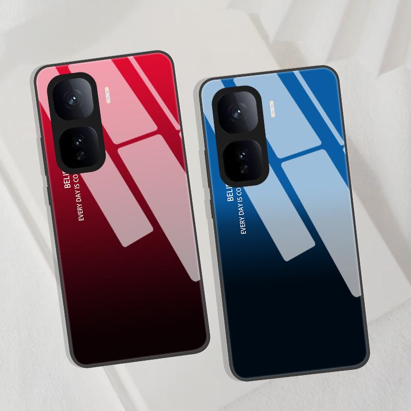 Tempered Glass Phone Case For vivo iQOO Neo 10 Pro Luxury Hard Back Bumper Cover for Vivo iQOO Neo 10  Capa Neo10 / Neo 10Pro