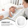 Frcolor Baby Powder Puffs, Set of 2, Portable, White, Baby & Kids Body Talcum Powder Puffs, Perfect for Baby Showers and Body Care