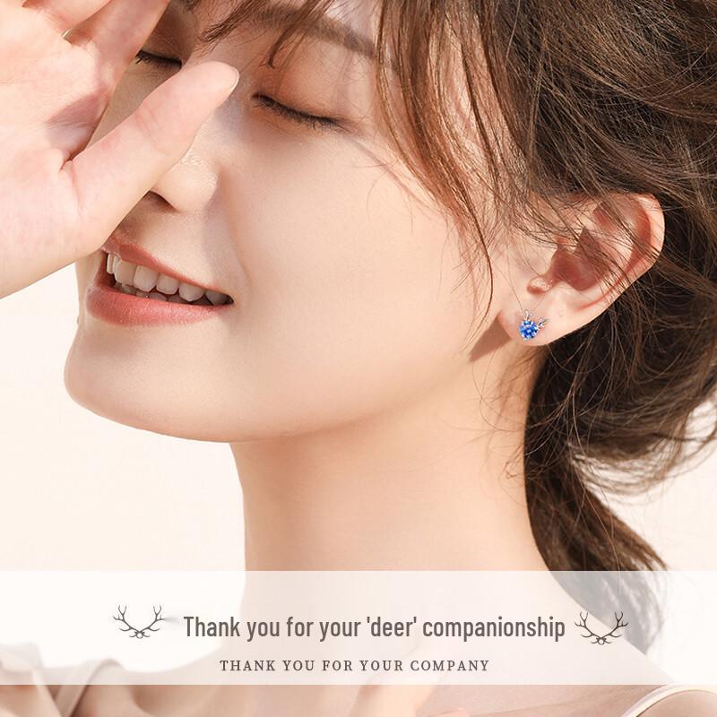 925 Sterling Silver Pearl Stud Earrings Set - Elegant Christmas Gift for Girlfriend