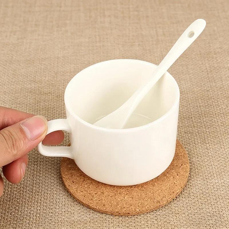 Table Cork Coasters for Coffee Bottom for Drinking Cup Aesthetic Coasters for Drinks Cup