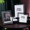 4/6/7inch Metal Photo Frame Nordic Gold Painting Picture Poster Wall Photoes Cube Frames Baby Black Family Decorative