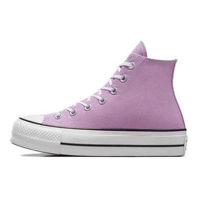 All Star Lift Chaussures en Toile Montantes Confortables Baskets pour Femmes Violet A09392C