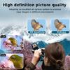 12x32 Camera Binoculars, 2.4-inch Screen, 12x Optical, 8x Digital Zoom, 48MP Photo, 2.5K Video Camera, Bird Watching Binoculars
