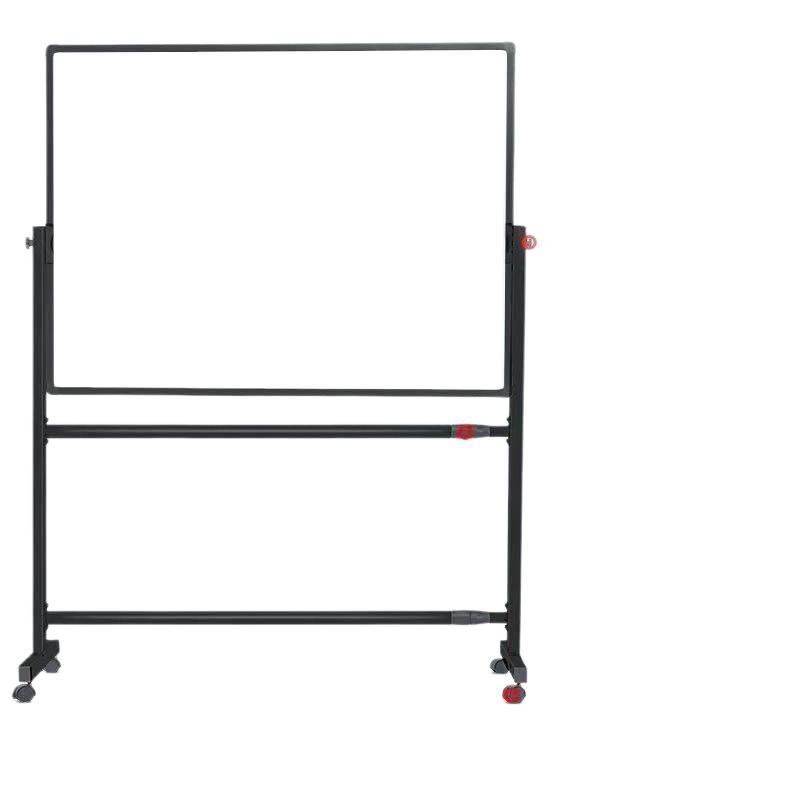 Double-Sided Mobile Easel Whiteboard/Blackboard for Home or Office Use