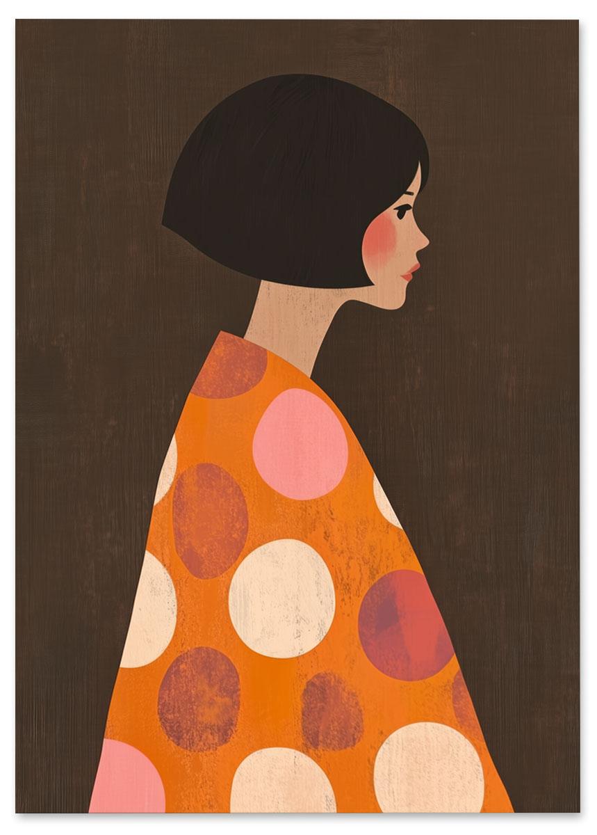 

Plakat ilustracja profil koła 30x40 cm