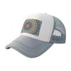 Summer Beach Subtropical Flora and Fauna Mesh Baseball Cap Sun Visor Hat Womens Unisex Adjustable Trucker Cap