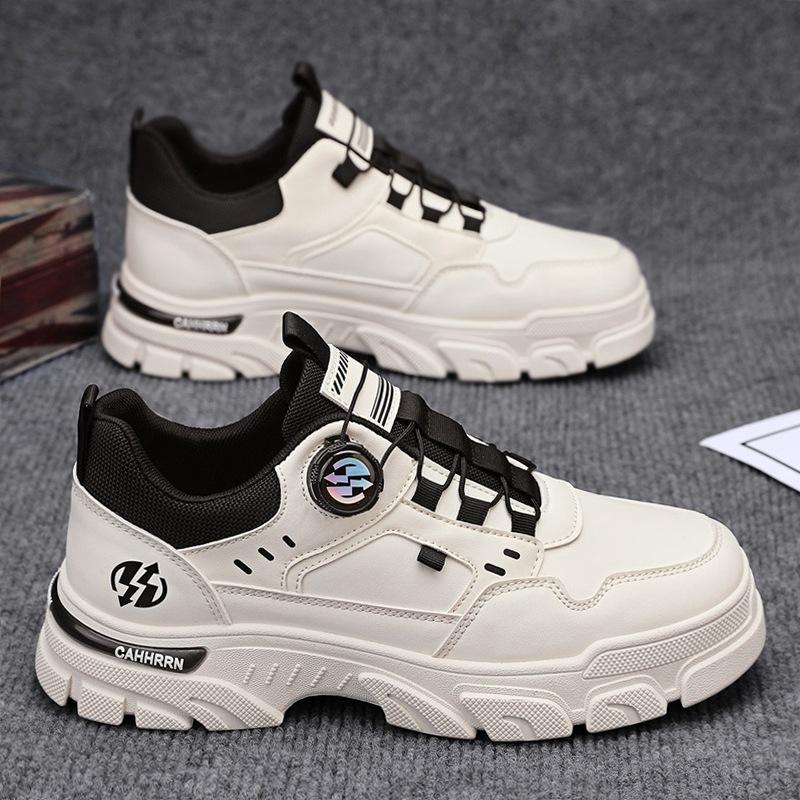 Drehknopf Martin Schuhe Herren Herbst 2024 neue Herrenschuhe Workwear Freizeitschuhe Herren Outdoor-Sport trendige Schuhe