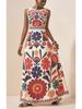 2026 European & American Women's Bohemian Sleeveless Summer Long Dress