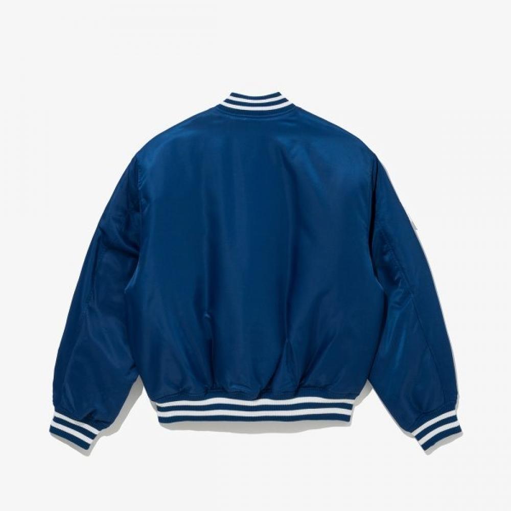 New Era Mlb La Dodgers Authentic Stadium Jacket Blue 14742069