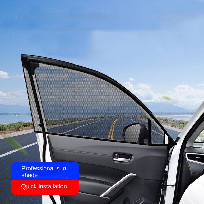 Car Window Mesh Sunshade Heat insulation and Sun Protection Strong Magnetic Sunshade Suitable For Car Side Window SunshadesWindshield Sunshades 1