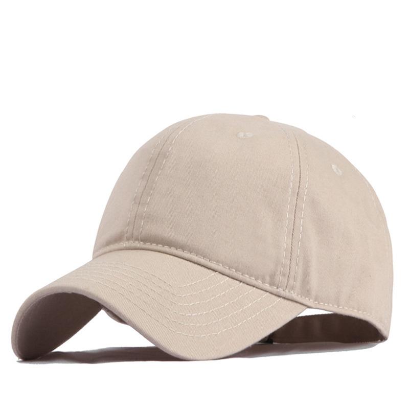 Cotton Wash Soft Top Plus Size Baseball Cap for Big Head Man Woman Large Snapback Hat Adult Blank Sport Sun Caps55-60cm 60-65cm
