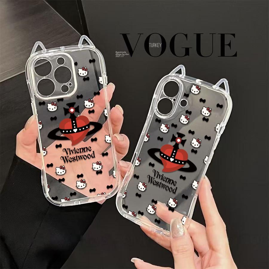 Sanrio Cat Ears KT Phone Case for Apple 17