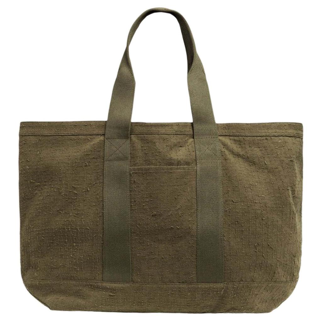 New Stussy Cotton Canvas Tote Bag, Shopping Bag, Handbag, Shoulder Bag Unisex Olive 134266-OLIV