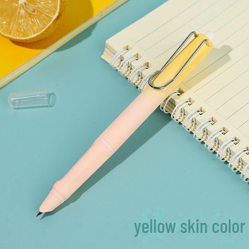 Zhengzi Student Fountain Pen - Iridium Gold 0.5mm Nib, 0.38mm Replaceable Ink Capsule, Steel Construction