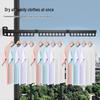 Retractable Aluminum Clothes Drying Rack for Windows and Balconies