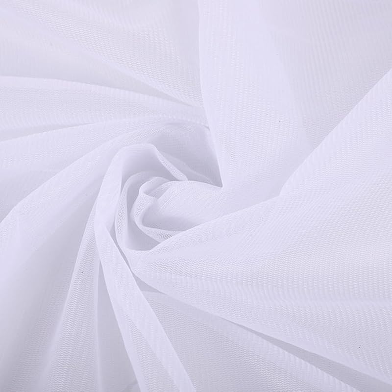 

organdy material 100cm×1.6m welcome space polyester cloth decoration decoration wedding birthday (It s white)