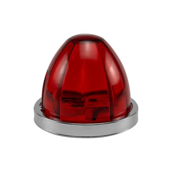 1/2Pcs LED Watermelon Wheel Lamps under Glow Side Lights Enhanced Visibility Safety Semi Truck Trailer Marker Lights