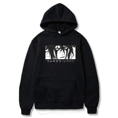 Japanischer Anime Bleach Ulquiorra Cifer Manga Harajuku Hoodies Gothic Cartoon Streetwear Langarm Casual Männer Winter Sweatshirts