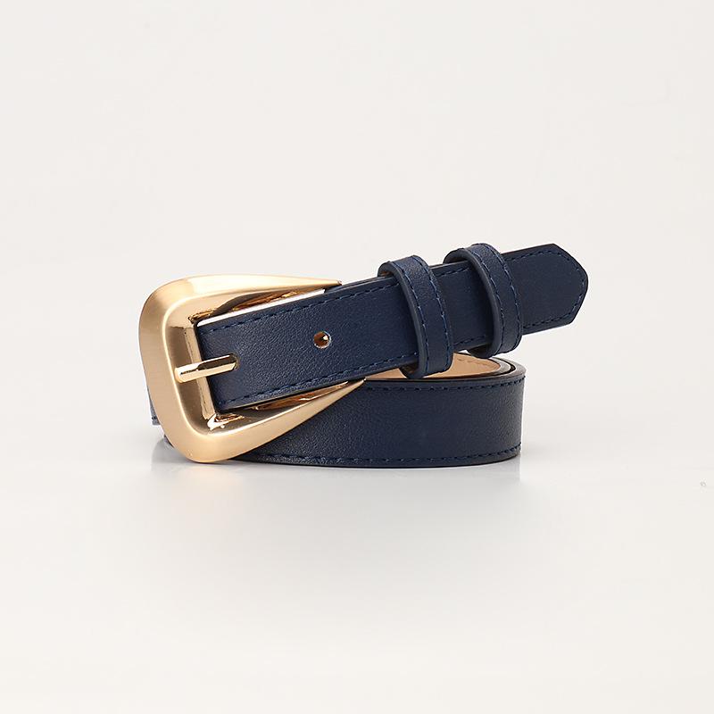 Versatile Women's Leather Belt: Stylish Decorative Waistband for Jeans and Suits