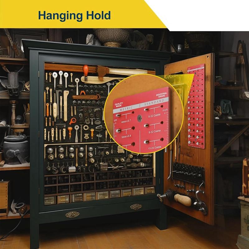 Thread Checker, Nut And Bolt Thread Checker, Bolt Size And Thread Gauge, Bolt And Nut Identifier Gauge, Bolt Gauge Durable