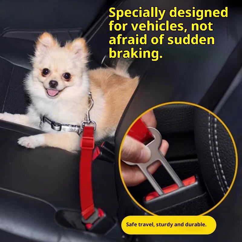5Pcs Thick Pet Seat Belt Adapters Seat Belt Clip Seatbelt Lock Buckle Plug Car Metal Clips For Pet Leashes Car Accessories