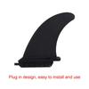 Nylon Fiberglass Reinforced Kayak Rudder Kit Black Color Skeg Tracking Fin  Watersports