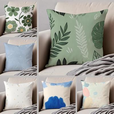 Lovely Atmosphere Pillow Cozy Decor Cushion Cover Linen Pillow Case Soft Breathable Protective Couch Room Decoration