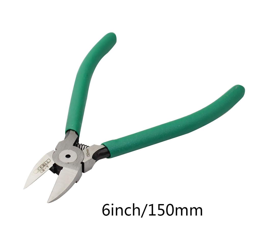 CR-V Plastic Pliers 5/6inch Jewelry Electrical Wire Cable Cutters Cutting Side Snips Hand Tools Electrician Tool