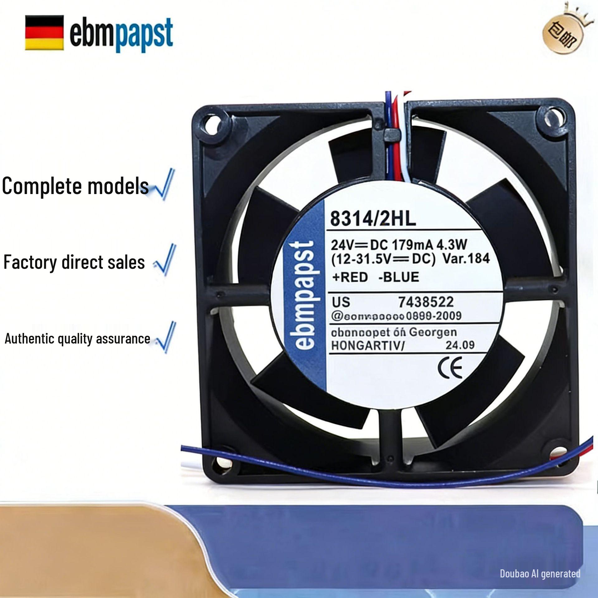 8314 24V 9CM Inverter Cooling Fan 8314/2HL - Enhanced version, Dual-stage
