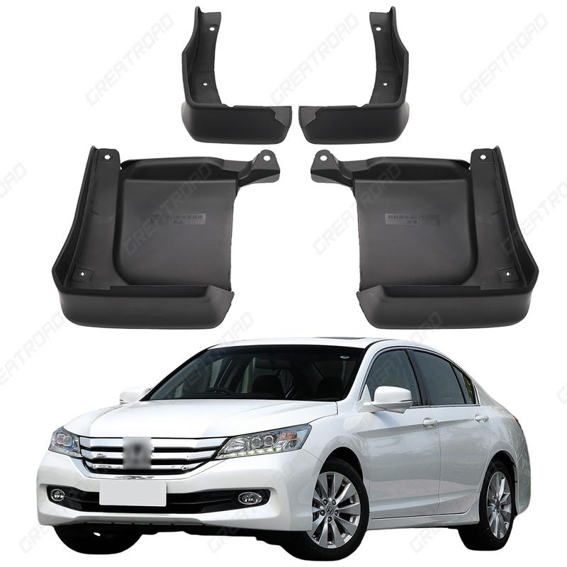 4Pcs Durable ABS Mud Flaps For Honda Accord 4 Door Sedan 2013-2017 2014 2015 2016 Splash Guards Mudguards Fender Car Accessories