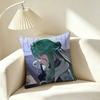 G-Genshin Impact Game B-Baizhu Square Double-Sided printed Pillow Case Bedroom Bedside Pillow Sofa Cushion Cover