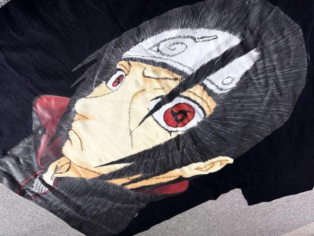 [USED] Extremely rare Naruto Itachi anime T-shirt, size XL