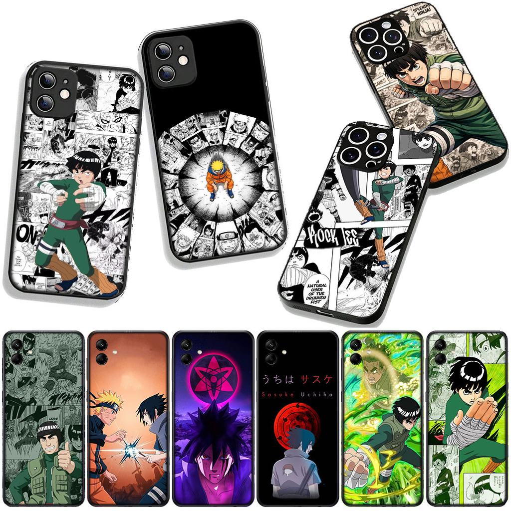 Phone Cover Rock Lee Sasuke Uchiha Narutos Casing for Apple iPhone 16 15 14 Plus 13 12 Mini 17 Pro Max + ProMax 16E Air 15+ Case
