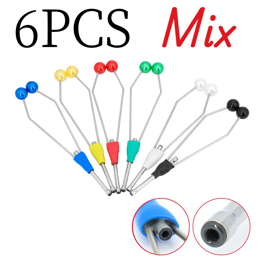 

1 шт./6 шт. Красочный бикерамический наконечник Стальной сплав Держатель бобины для вязания мушек для изготовления сухих, мокрых, нимфовых рыболовных приманок Инструмент