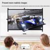 Portable Black-Backed Soft Projector Screen