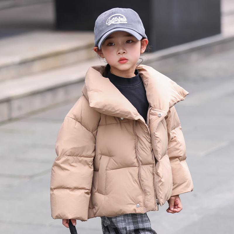 

Детский милый пуховик, зимнее короткое толстое пальто для девочек