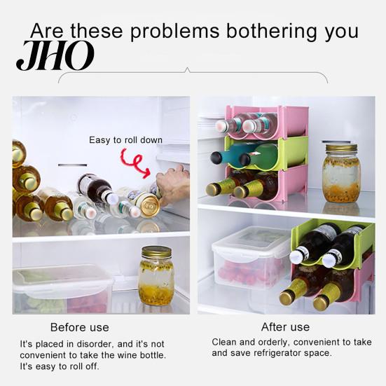 Stackable Household Beverage Storage Rack Beer Can Drink Holder Organizer Shelf