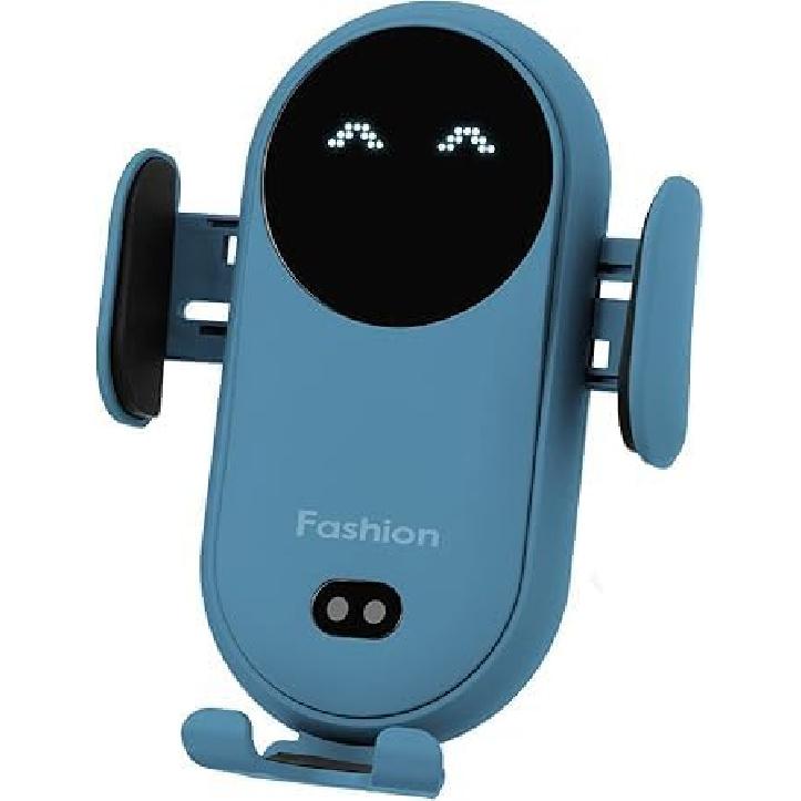 Wireless Car Charger Mount,MAX 15W Qi Fast Charger, Wireless Car Charger Air Vent, Automatic Clamping Phone Holder for iPhone 16/15/14/13/12 Pro/Pro S11 Plus-Blue
