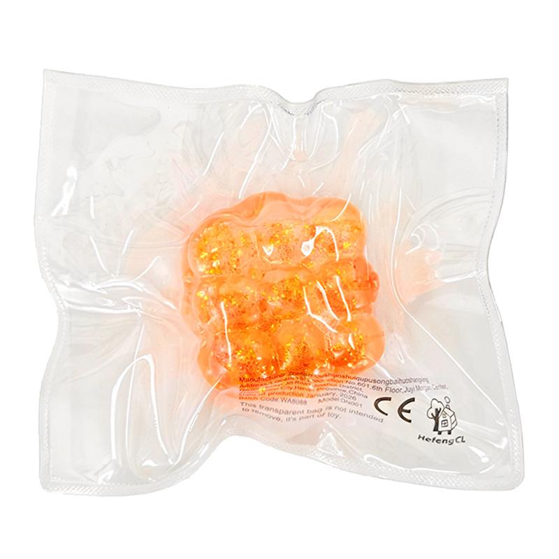 Transparante Glitter Wolk Squishy Zacht TPR Knijpspeeltje Stressverlichter Fidget Speeltje Kawaii Wolkvorm Sensorisch Decompressie Cadeau