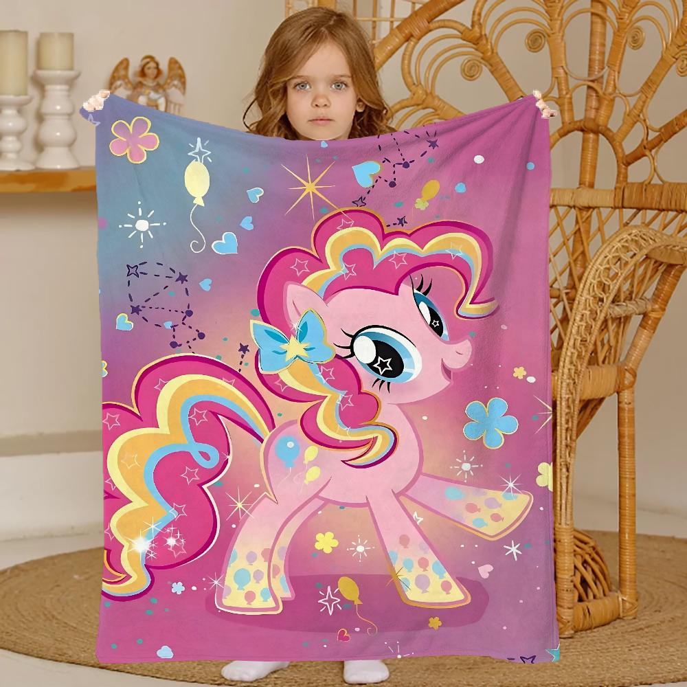 Knee Fashion Blanket Throw Winter Microfiber Oversized Baby Lightweight Flannel Fleece Bed Sofa Decoration Ponys Anime