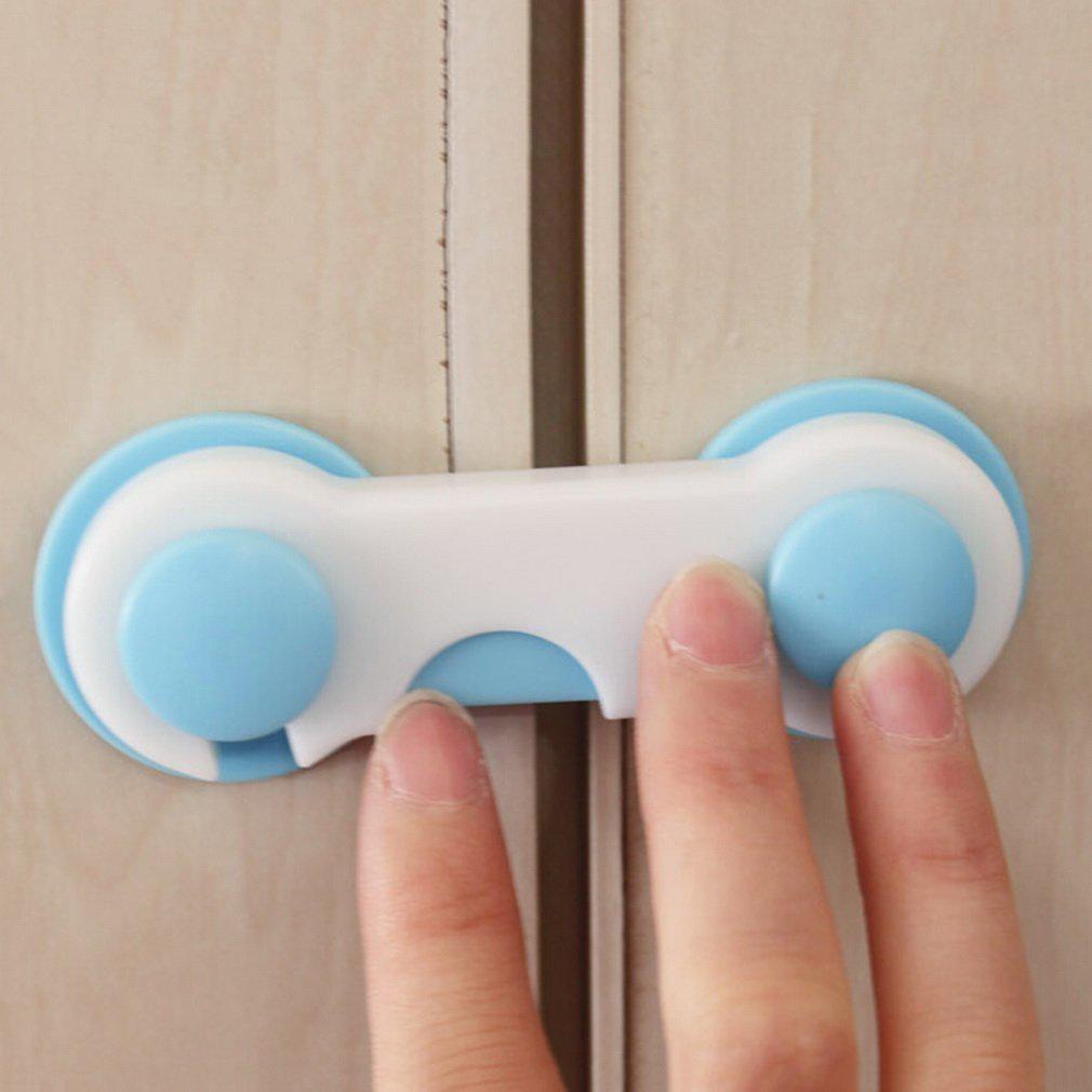 Kindersicherung für Schränke und Kühlschränke mit sicherem Design in Farboptionen
