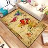 Mapa koberec kuchyňské podložky pro hraní na podlaze aera podložka Pikniková podložka Campingový polštář podložka na podlahu obývací pokoj kobereček herní plocha podložka do pokoje